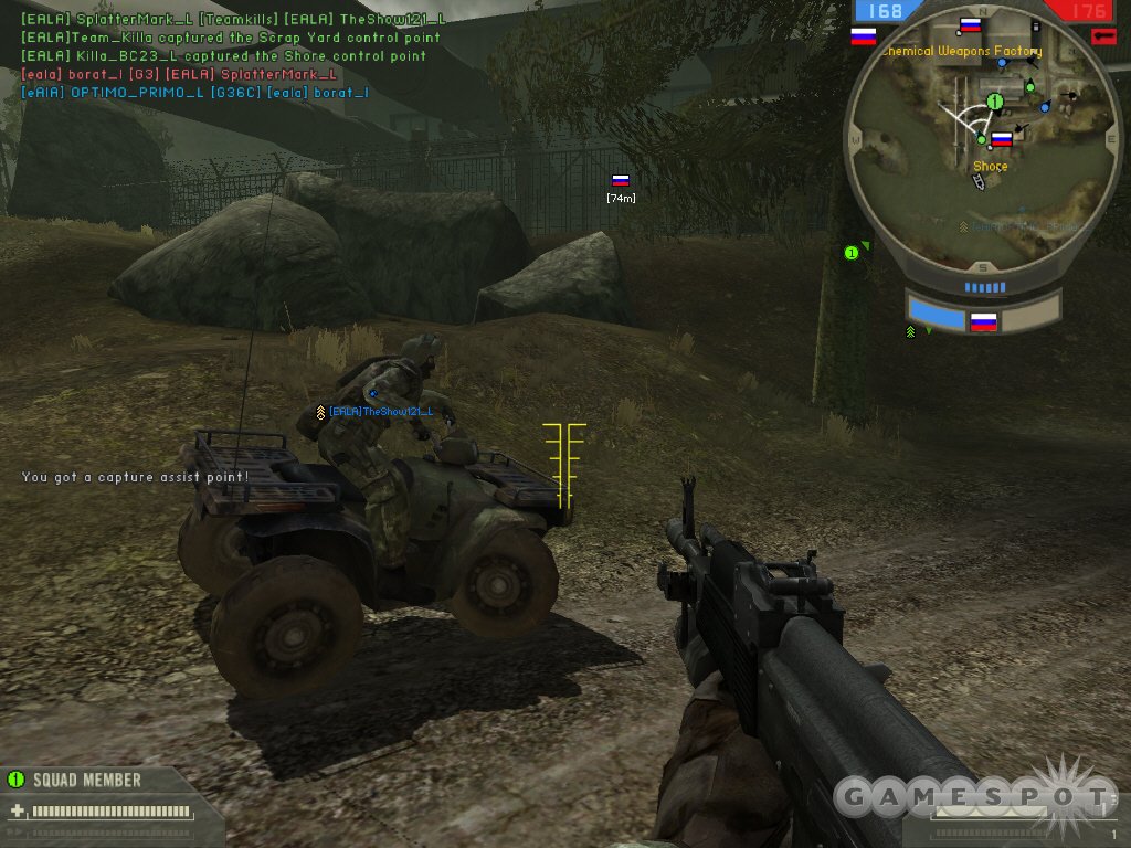 The ATV is but one of the new vehicles in the expansion, but rest assured, there's a lot of infantry combat in it.