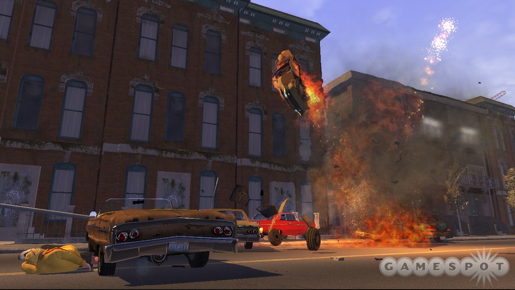 Explosions. Where would crime sim games be with out them?