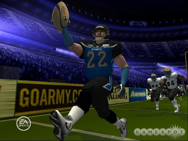 Speed is the name of the game and Arena Football will play 25 percent quicker than Madden.