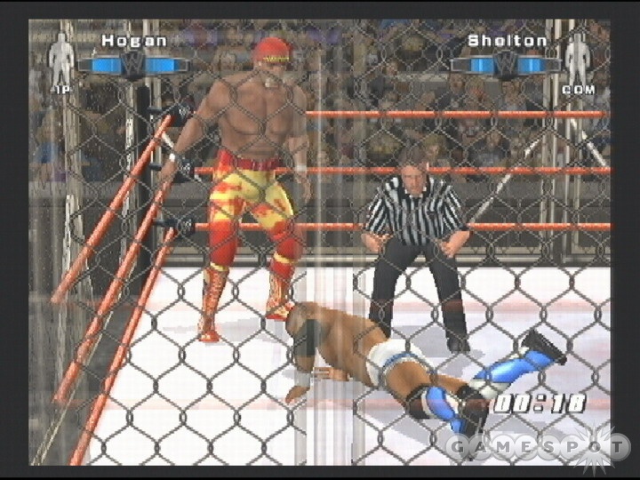 You decide whether to face Triple H or your former ally Shelton Benjamin in a steel cage.