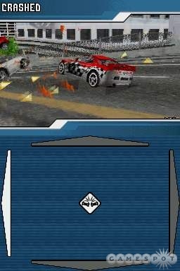 This game's notion of crashing seems to often involve a car clipping through another car or a piece of the environment.