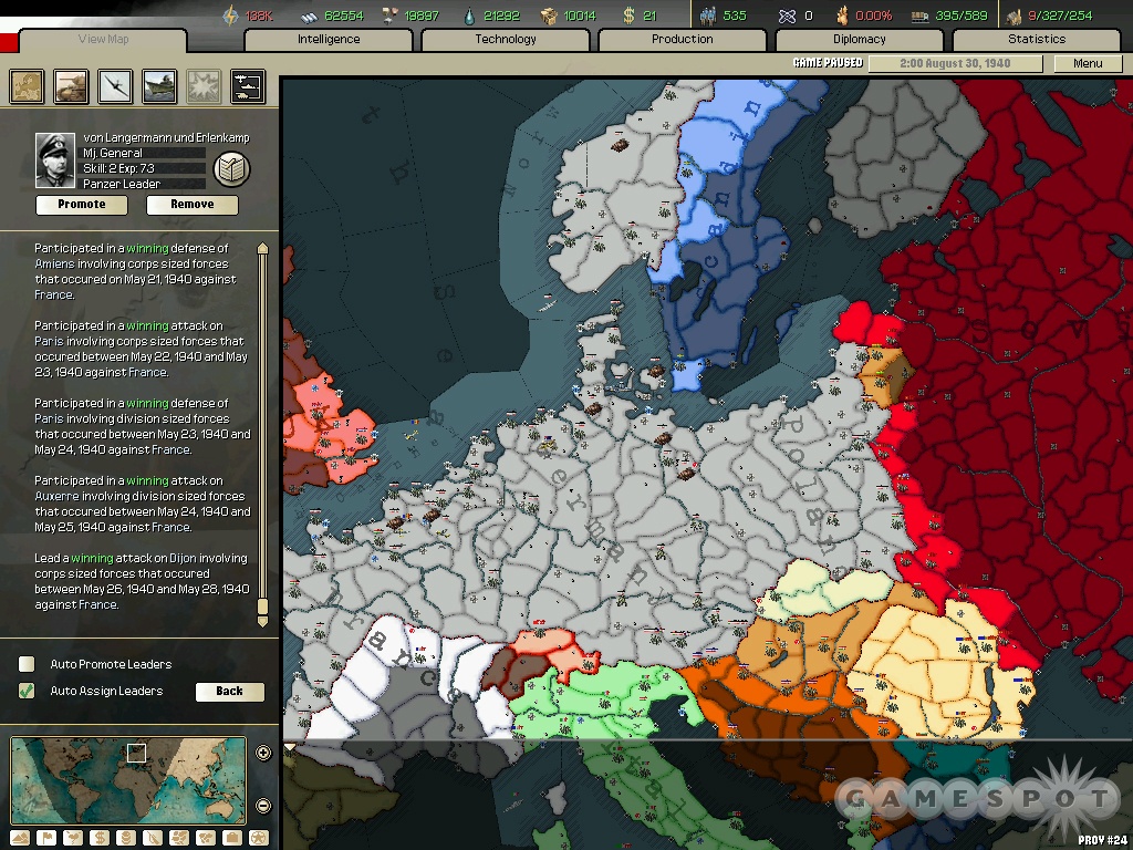 Conquering the world is a huge task, but you can try and do so in Hearts of Iron II: Doomsday.