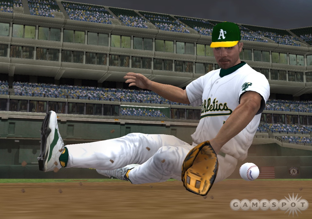 Deft defense is the name of the game with MLB 2006's improved fielding mechanics.