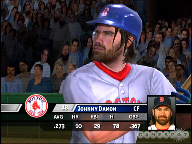 MVP fine graphics even manages to make Johnny Damon's hair appear slightly less ridiculous.