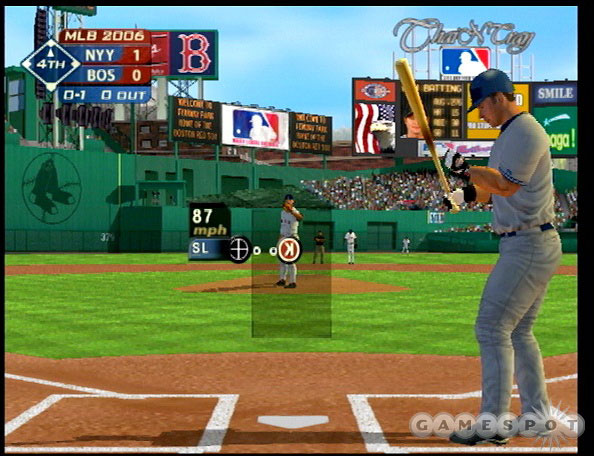 MLB 2006 aims to give you just the right amount of information without cluttering up the screen with menus.