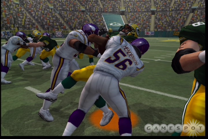 Vikings linebacker E.J. Henderson was the face of the Minnesota defense as the Vikes held on for the win.
