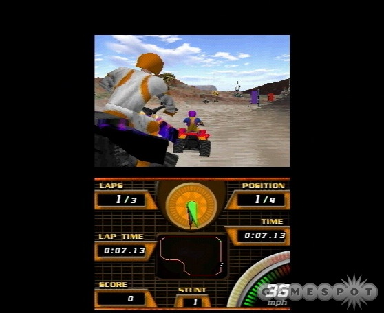 Nice looking ATVs don't make up for this game's clunky interface and bad physics.