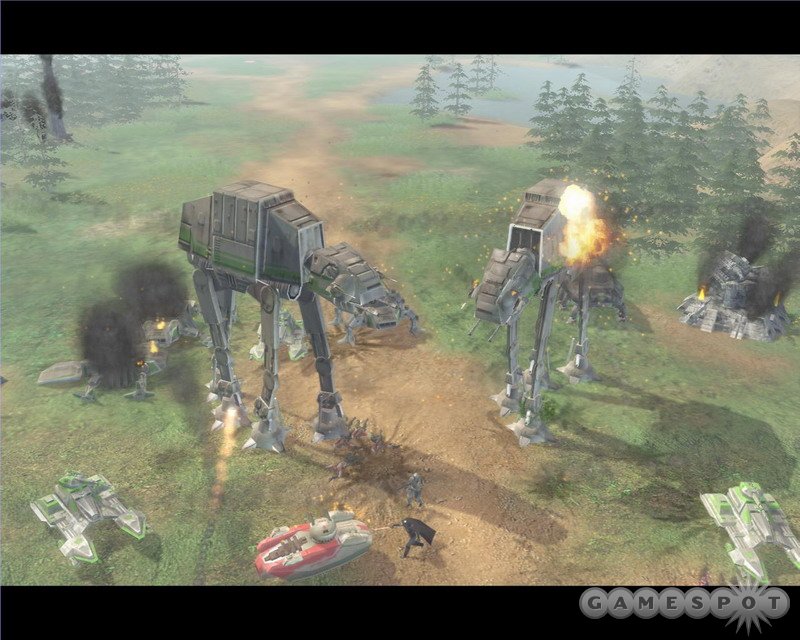 Pop quiz: Which AT-AT has the right-of-way in this situation?