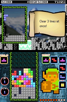 Tetris DS hopes that you like thinking about old Nintendo games while you play Tetris.