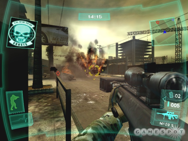 Advanced Warfighter has the Ghosts fighting in a dense urban jungle this time around.