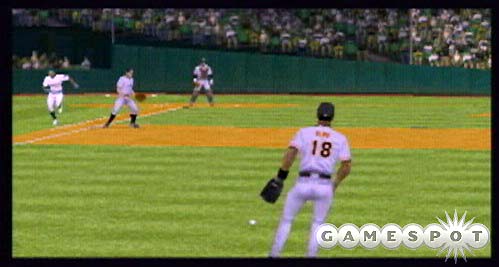 Hold down the left trigger to enable the smart fielding and throwing feature.