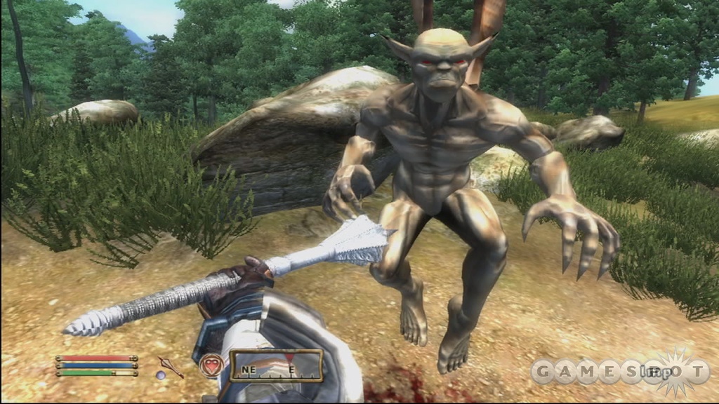 The combat in Oblivion is surprisingly fun and exciting, whether you fight head-on or from the shadows.