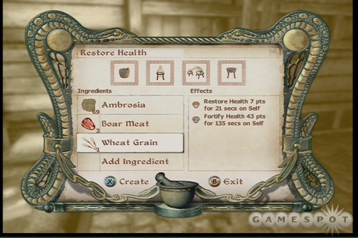 Multiple ingredients means multiple potion effects!
