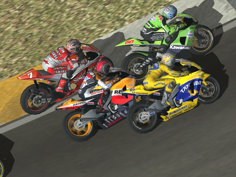 Online racing for up to eight players will be exclusive to the upcoming US release of MotoGP 4.