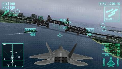 Ace Combat has long since earned its stripes on the PlayStation 2, and now it's done the same on the PSP.