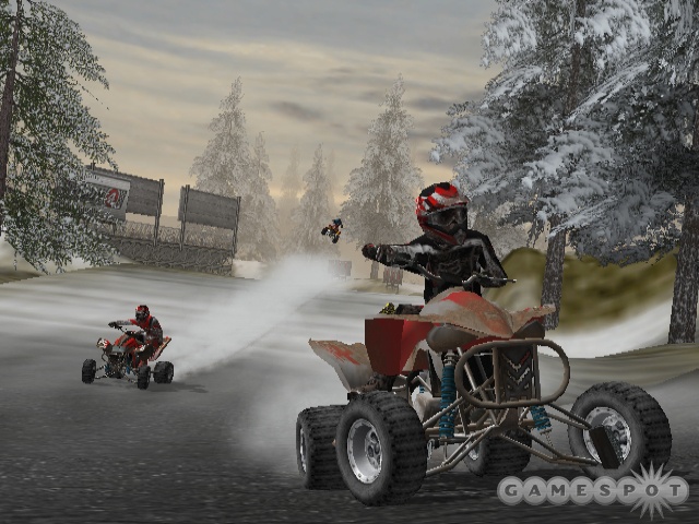 Dirt, mud, asphalt, and snow--you'll drive it all in Offroad Fury 4.