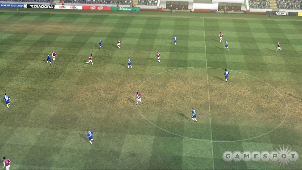 Every match in the game is played out convincingly on a 3D pitch.