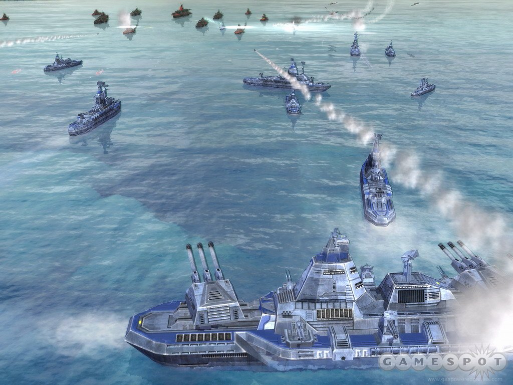 Naval engagements are in the game. Just wait until you see how many ways a battleship can sink.