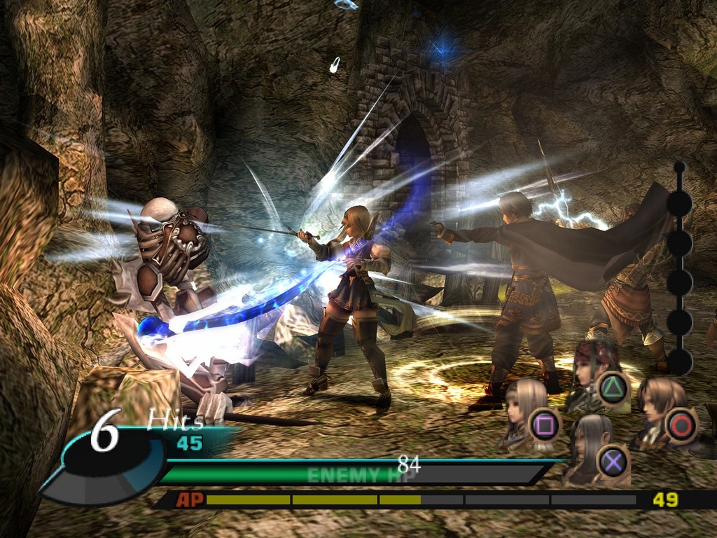 The battle system emphasizes combo attacks, much like in the original Valkyrie Profile.
