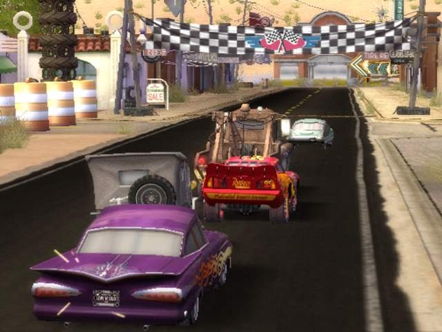  You'll get to see and explore all sorts of unique areas as you race through Radiator Springs.