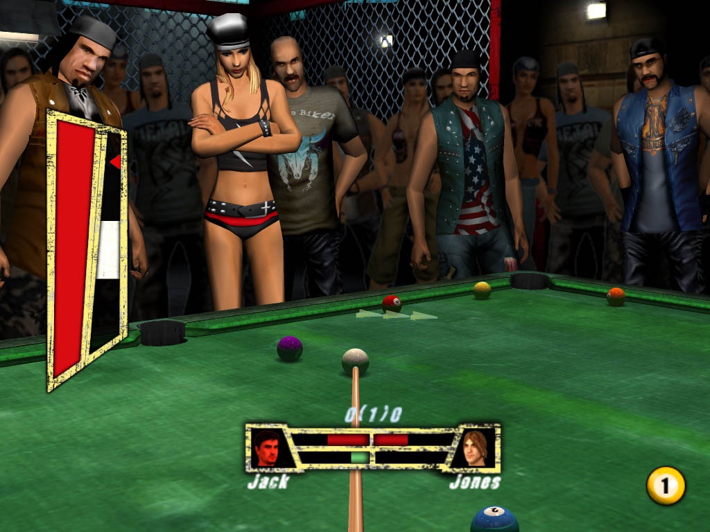 Nothing says 'excellent pool game' quite like blocky female character models in short shorts.