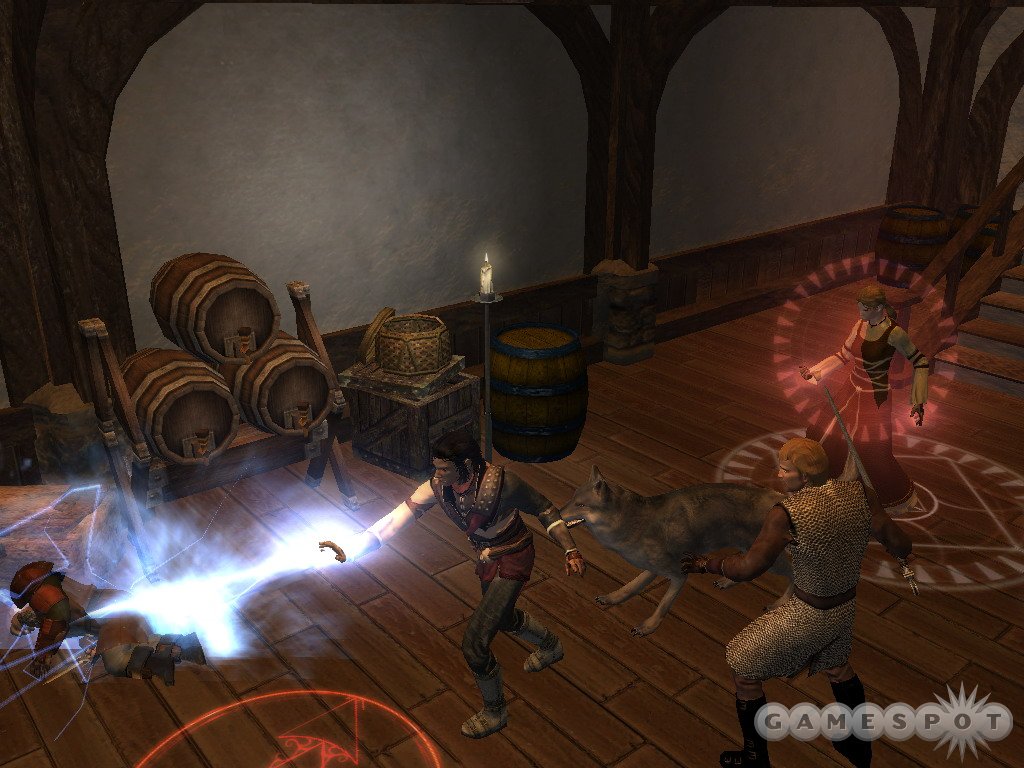 Neverwinter Nights 2 introduces a new graphics engine, so there's a lot more detail on screen than in the original.