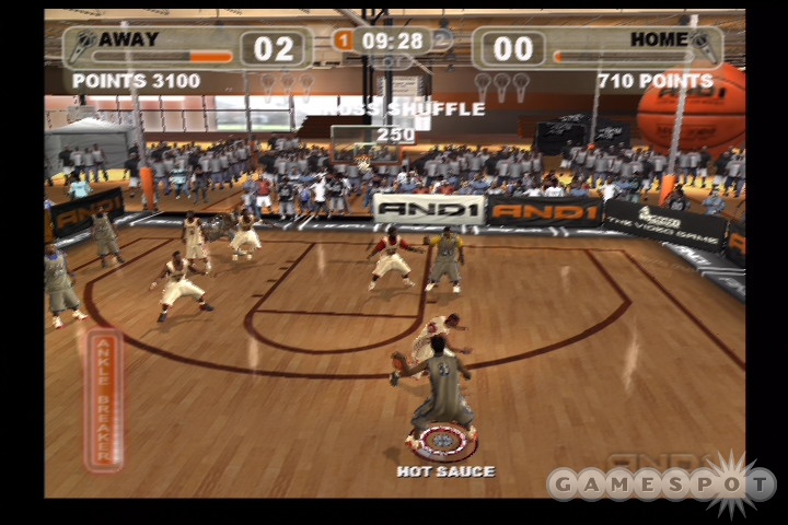 While And1 Streetball tries to live up to a great premise with a unique ball-handling design...