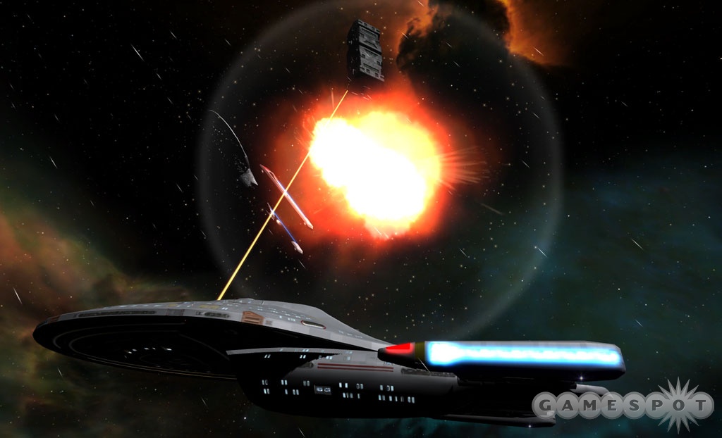 Ships from all the eras of Star Trek are included in the game.