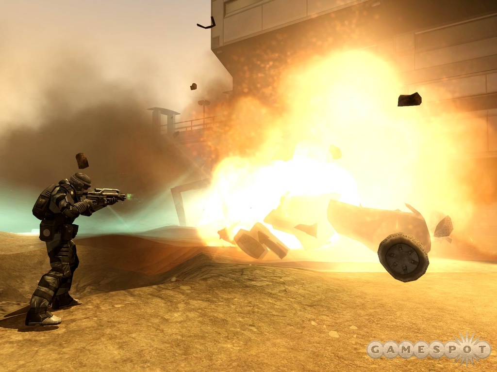 Ever been run over by a tank? Battlefield 2142 will balance the power between foot soldiers and vehicles.