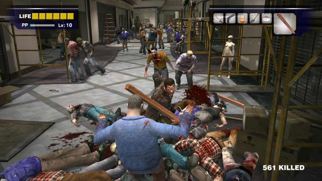 If Dead Rising does one thing exceptionally well, it's that it never ceases to throw lots and lots of zombies at you, and always finds a way to make zombie death immensely entertaining.
