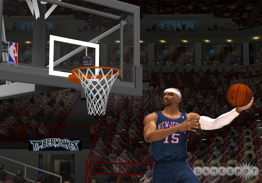 Big dunks and a quick pace are hallmarks of NBA 07's gameplay.