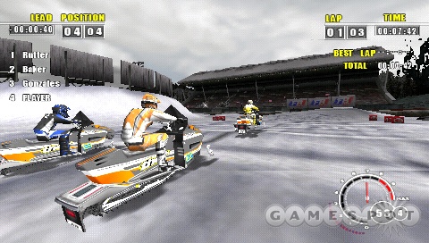 Snowcross races have you piloting snowmobiles around, but they don't really feel all that different from ATVs.