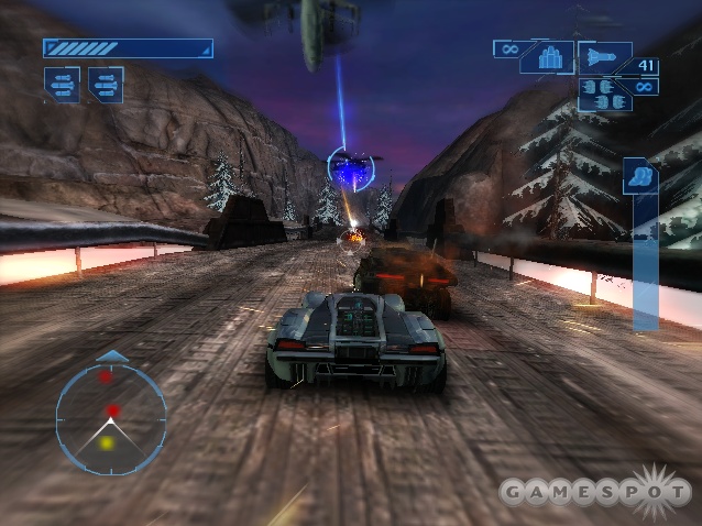 The Interceptor levels are much more fast-paced and action-packed.