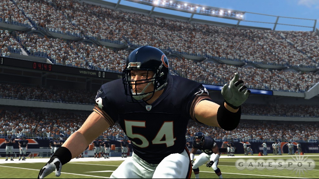 The stuff of a quarterback's nightmares. Brian Urlacher is one of the most feared linebackers in the game.