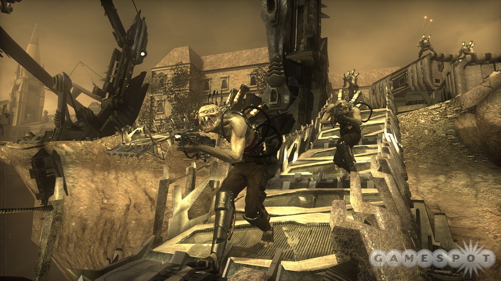 The game's war-torn environments will be a showcase for the PlayStation 3's graphical power.'
