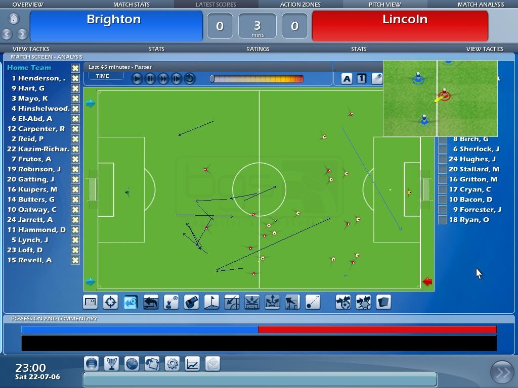 Post-match analysis can be taken to new levels with the tools introducted in this generation of the game.