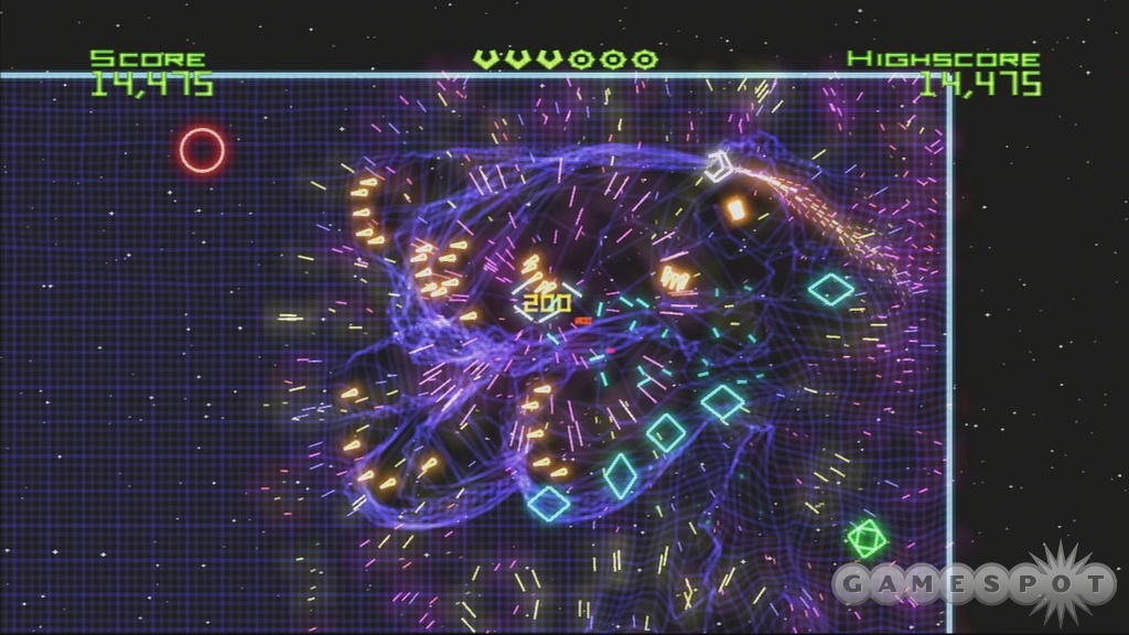 Geometry Wars is one of the six games you'll get as part of this package.