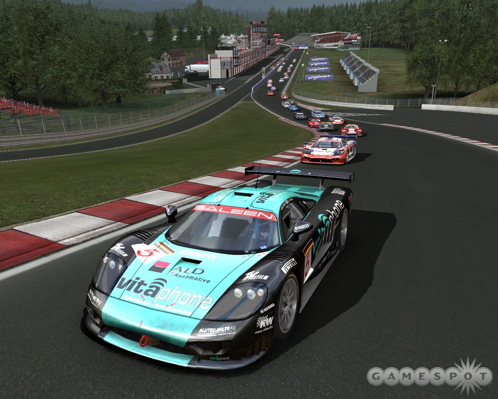 Tackling Eau Rouge at Spa. Are you man enough to go flat out?