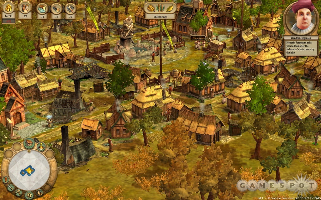 The colorful graphics convey plenty of information, such as how your colonists are faring.