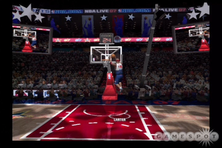 The slam-dunk contest is one of the game's highlights