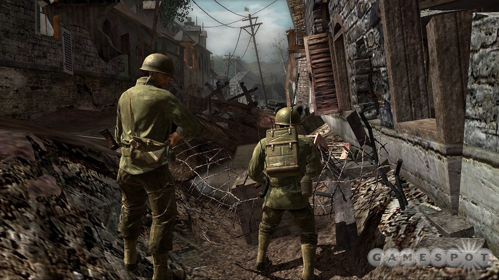 Four Allied nationalities--American, British, Canadian, and Polish--are represented in Call of Duty 3's depiction of the Normandy Breakout campaign.