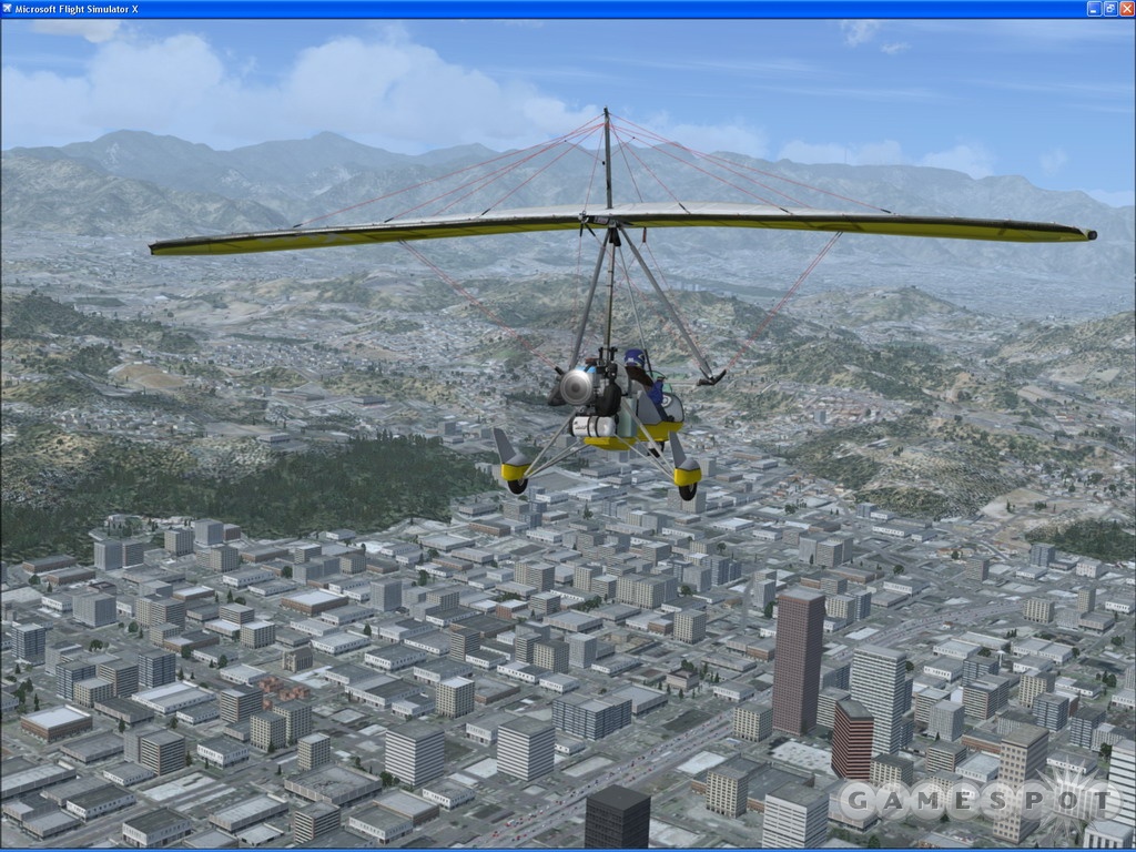 Pretty much every type of aircraft is available in Flight Simulator X, including ultralights.