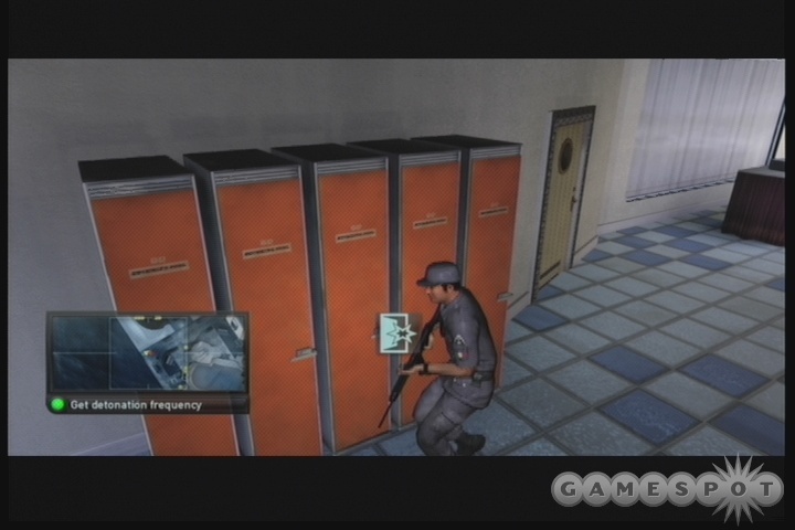Hide in these lockers until you manage to evade enemy interest, or knock them out with the doors.