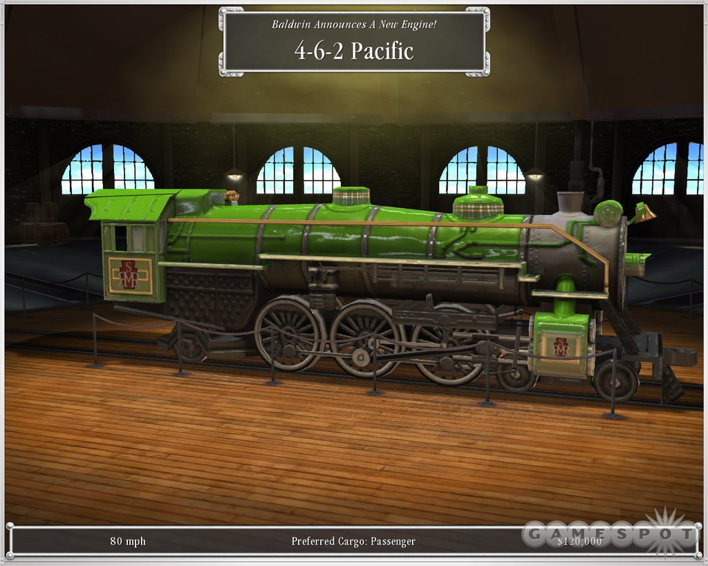 There are more than 30 trains in the game, and you can even create custom paint schemes and logos for your fleet.