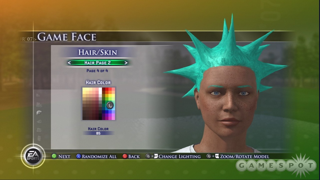 Creating your own golfer is still one of the game's highlights.