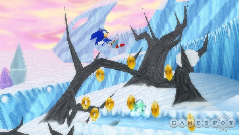 Come rain, sleet, snow or gloom of night, Sonic will still collect gold rings.