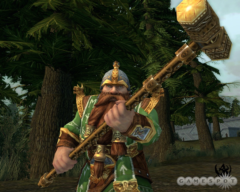 It wouldn't be a Warhammer game if there wasn't an actual war hammer in it, would it?