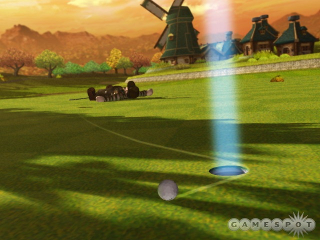 ...until you play it, that is. This is a Wii golf game, after all.