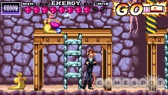 Players can control Roddy or Rita in this horrible side-scroller based on an animated movie.