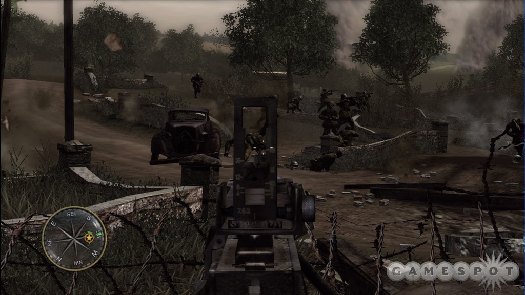 There's never a dull moment in Call of Duty 3.